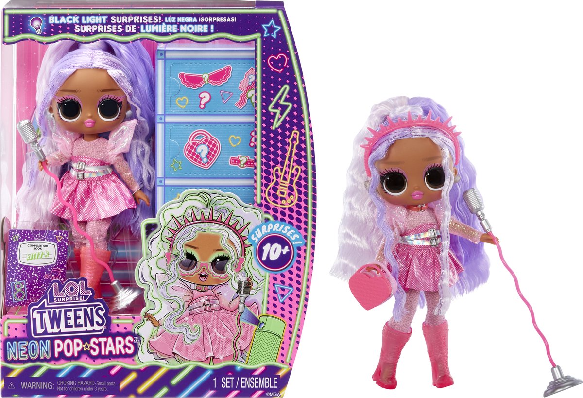 L.o.l. surprise! tweens neon pop stars - kitty k