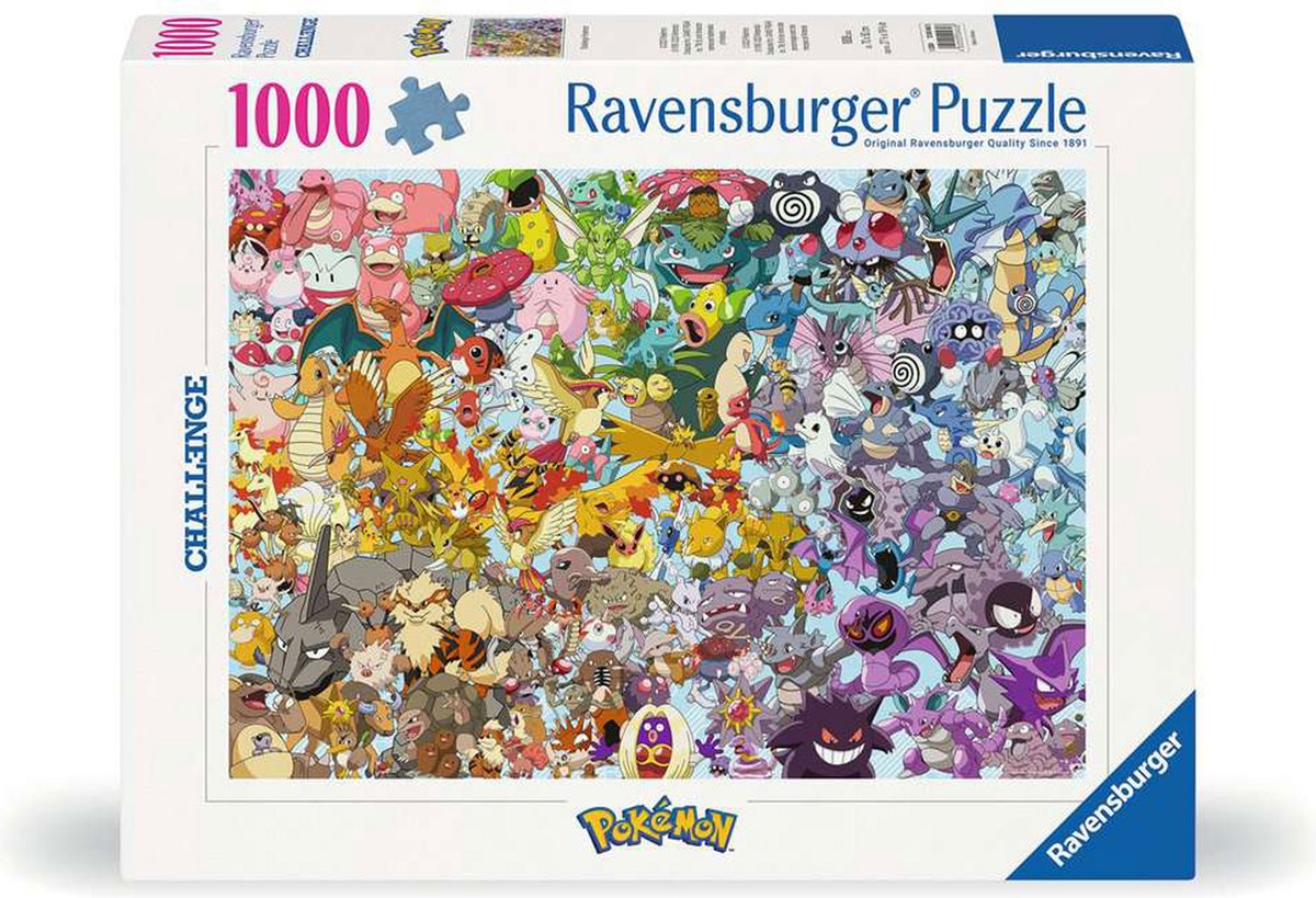 Ravensburger Puzzle Pokémon-Figur, 1000 Teile.