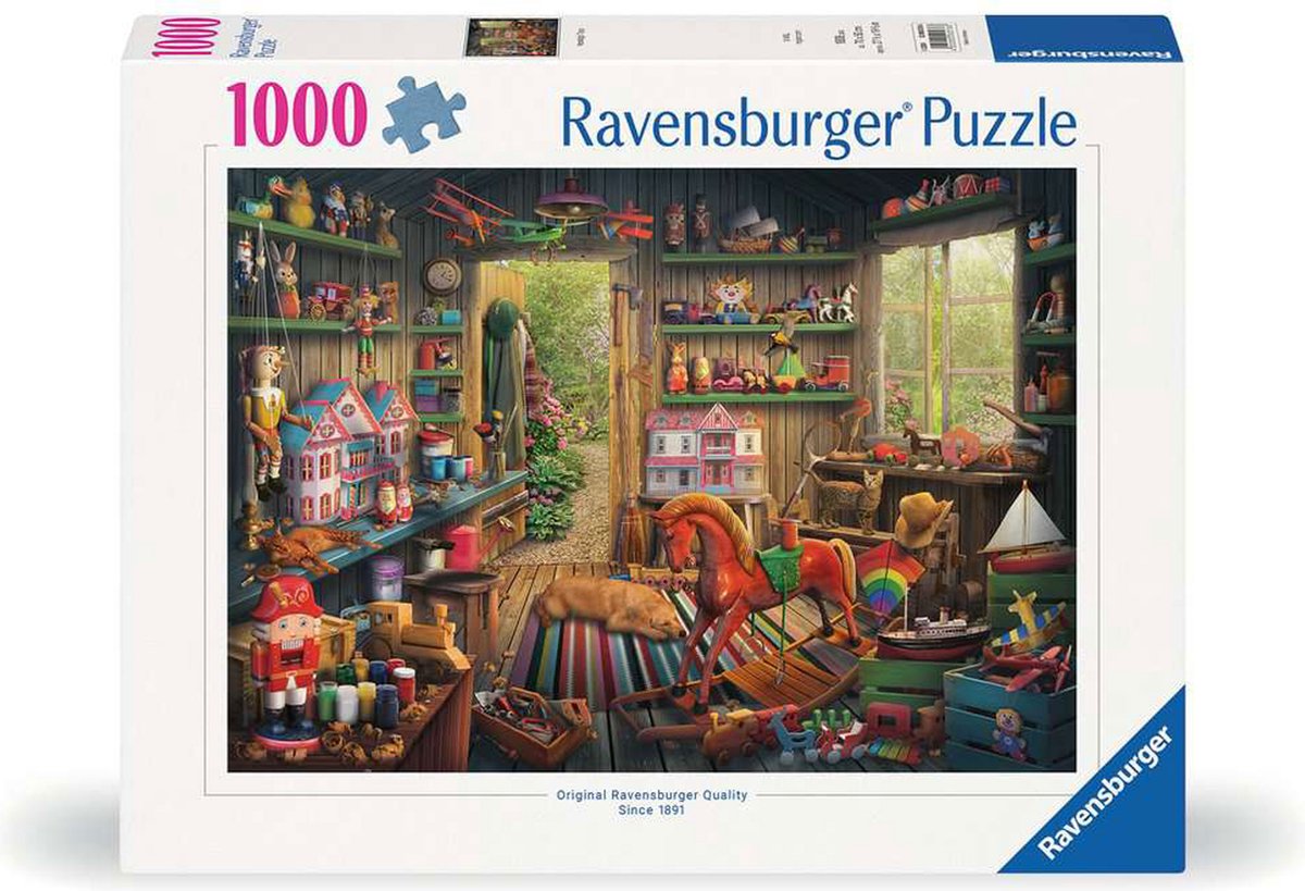 Ravensburger Puzzle, nostalgisches Spielzeug, 1000 Teile.