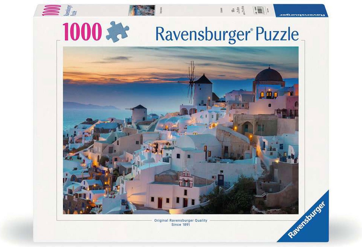 Ravensburger Puzzleabend in Santorini, 1000 St.