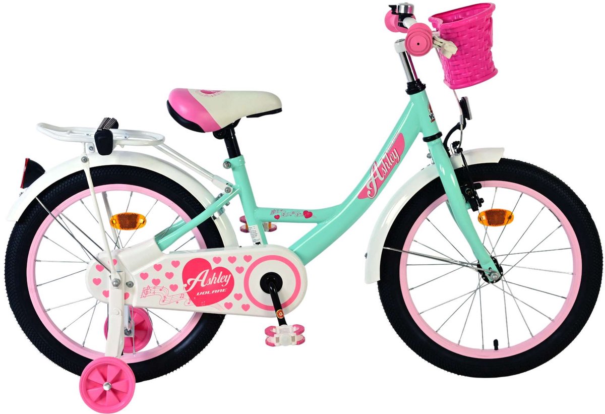 Volare Ashley Kinderfiets - Meisjes - 18 inch - Groen