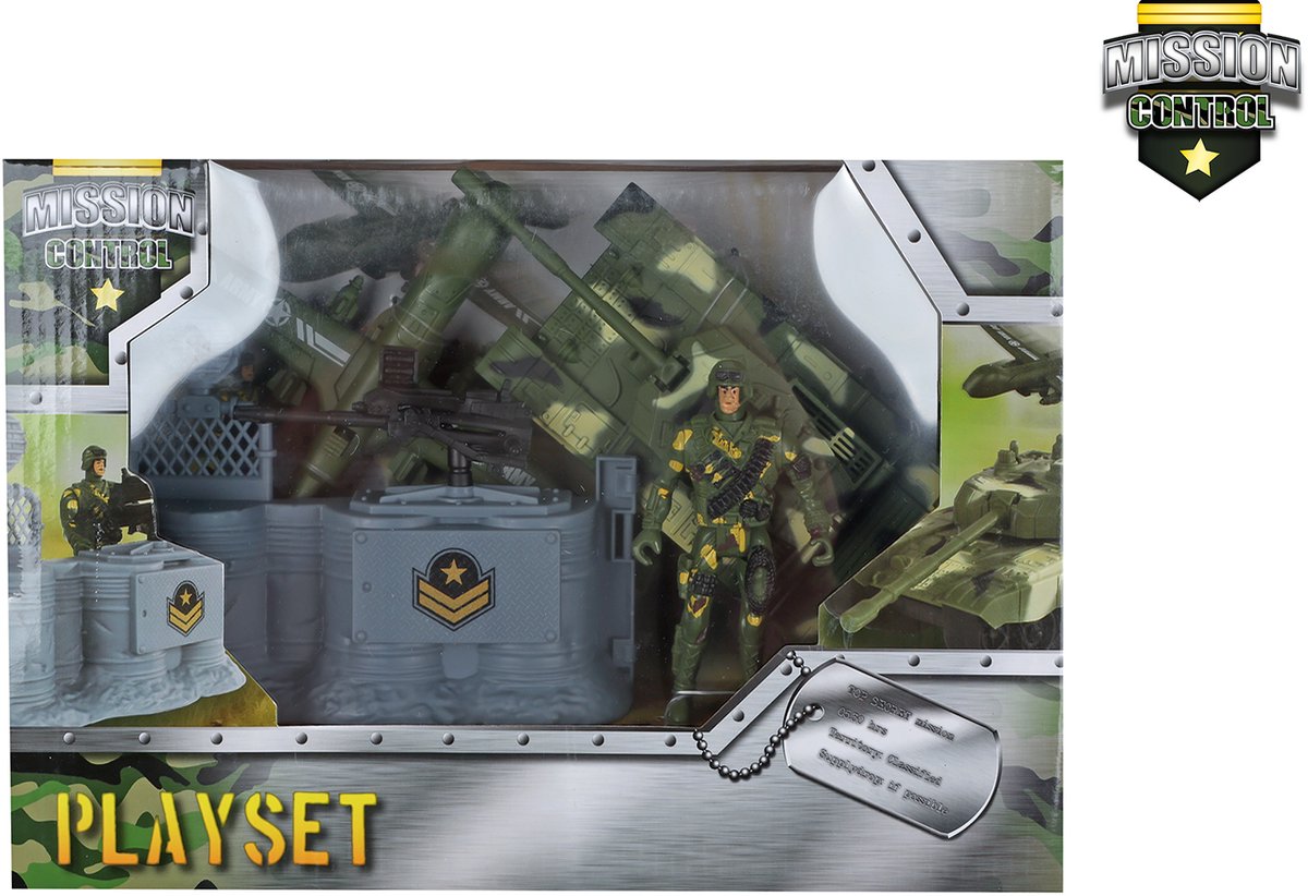 Missionskontroll-Spielset mit Panzer