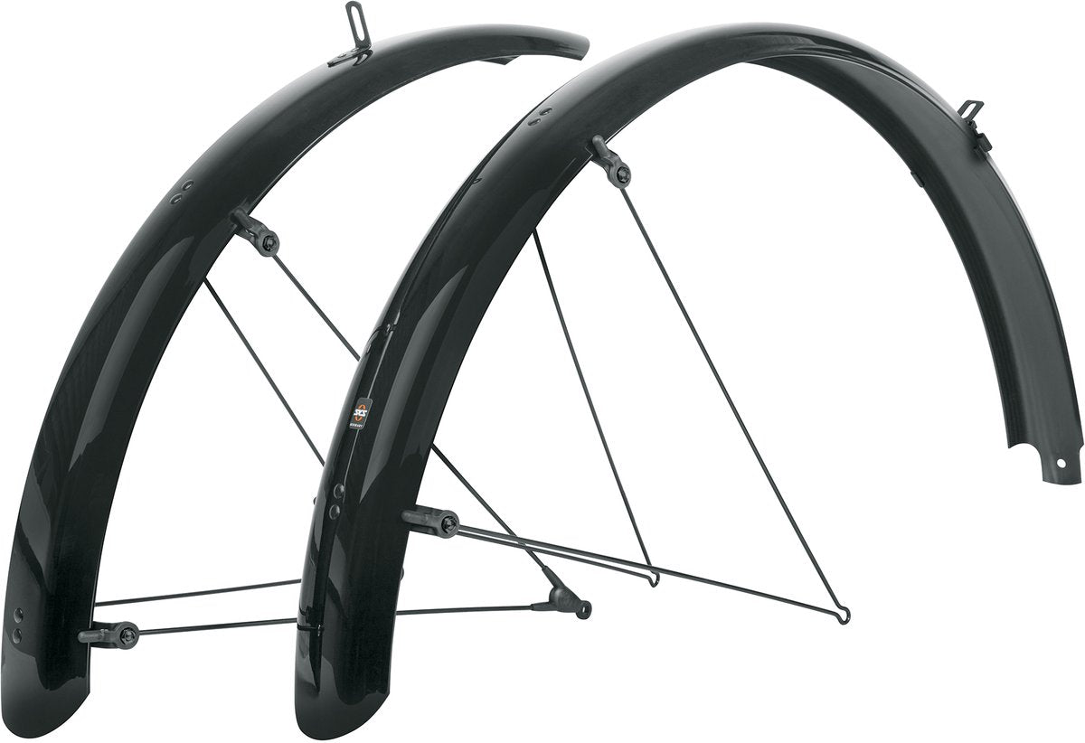 Schutzblechset SKS 27,5 - 29 Bluemels Basic 69 mm glänzend schwarz