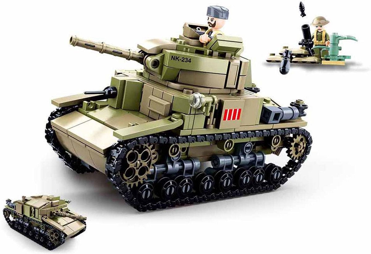 Sluban Wwii – italienischer Panzer 2in1 – 463dlg.