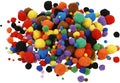Creativ company pom-poms multigekleurd 5-40 mm 150 stuks