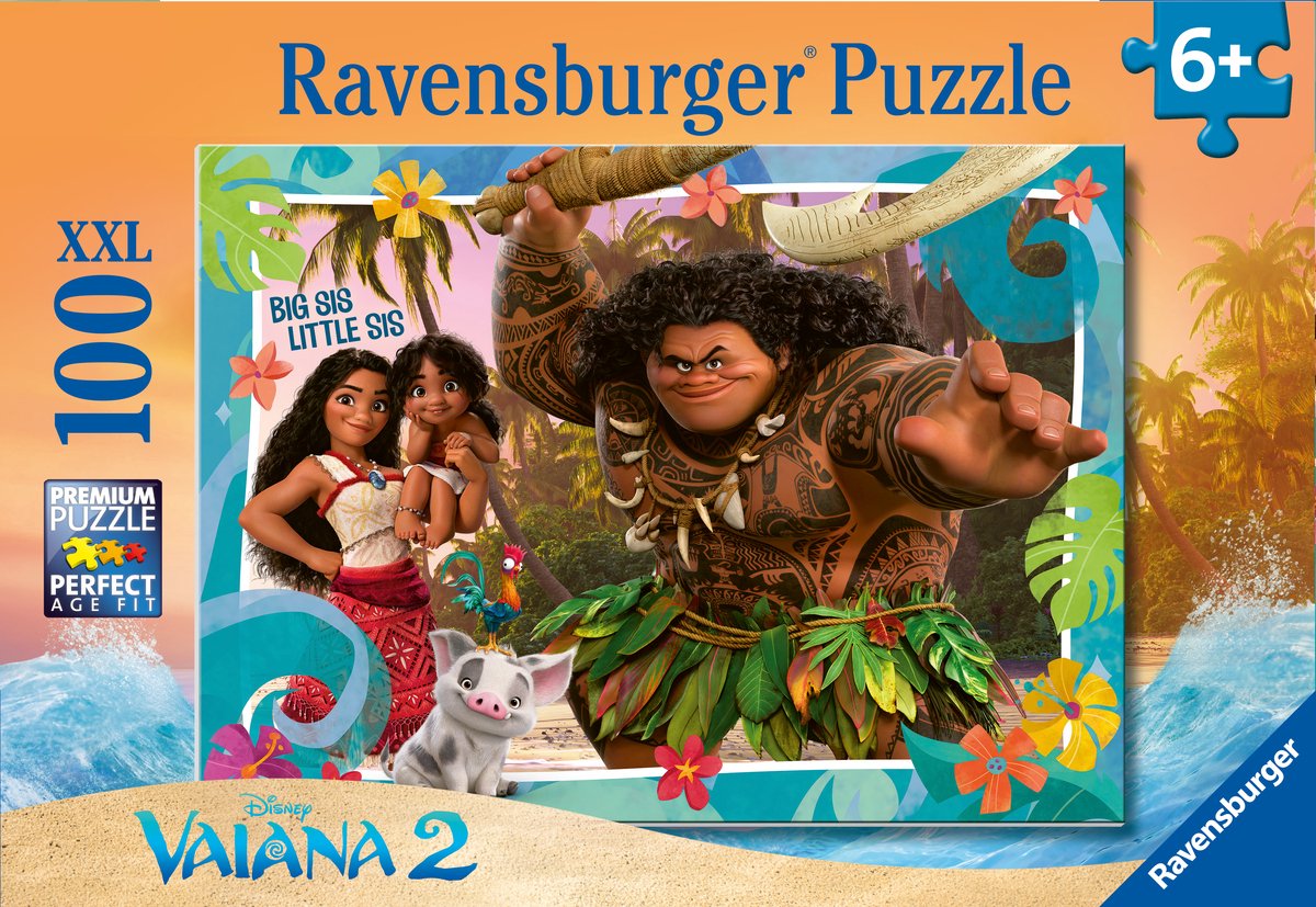 Ravensburger Legpuzzel XXL Disney Vaiana 2, 100st.