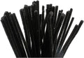 Creativ company chenille zwart 30cm, 50st.