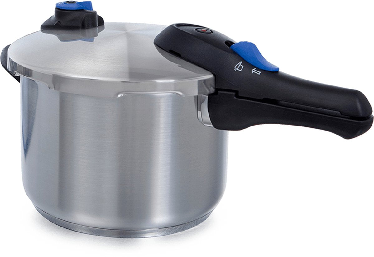 Bk snelkookpan 22cm- 6l - mat - pfas-vrij
