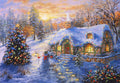 Bluebird puzzle kerstpuzzel christmas cottage - 1000 stukjes.
