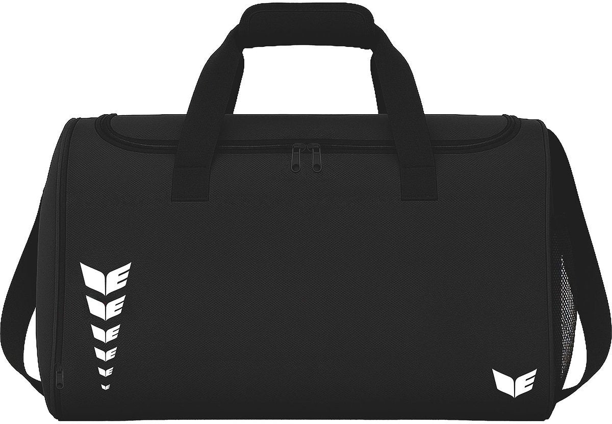 Erima intro line (size large) sporttas met zijvakken - zwart | maat: l