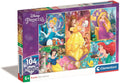 Clementoni - puzzel - 104 stukjes - briljant prinses - puzzel voor kinderen - vanaf 6 jaar
