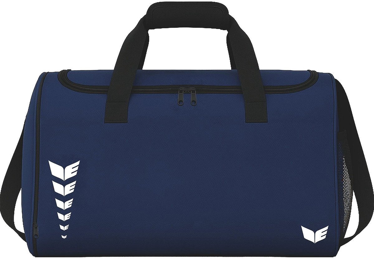 Erima intro line (size small) sporttas met zijvakken - new navy | maat: s