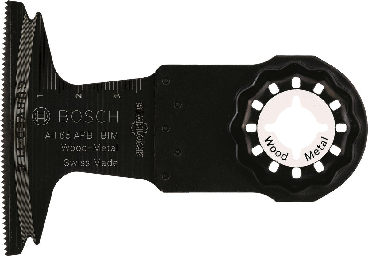 Bosch aii 65 apb bim invalzaagblad - 65 x 40 mm - voor hout en metaal