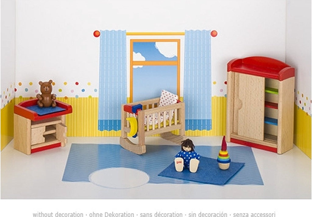 Goki-Babyzimmer für Puppenhaus
