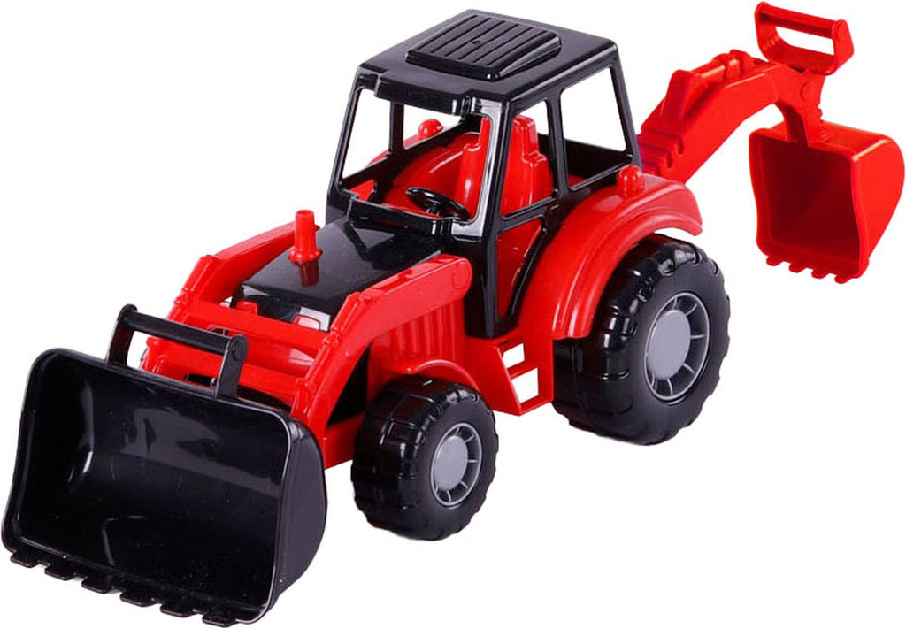 Cavallino Junior Bagger Traktor rot