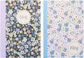 Kangaro schriften - b'log flowers - formaat a5 - met ruit 5mm - 2 stuks - an-123869-a