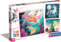 Clementoni Puzzle Super Color Square Fantasy, 3x48st.