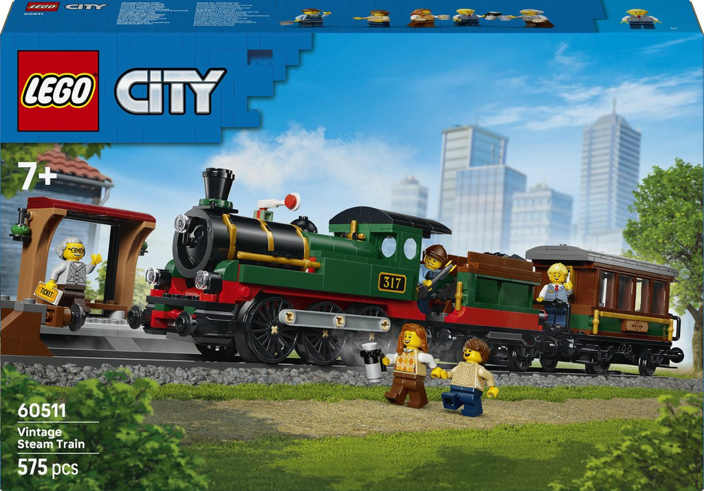 Lego city vintage stoomtrein