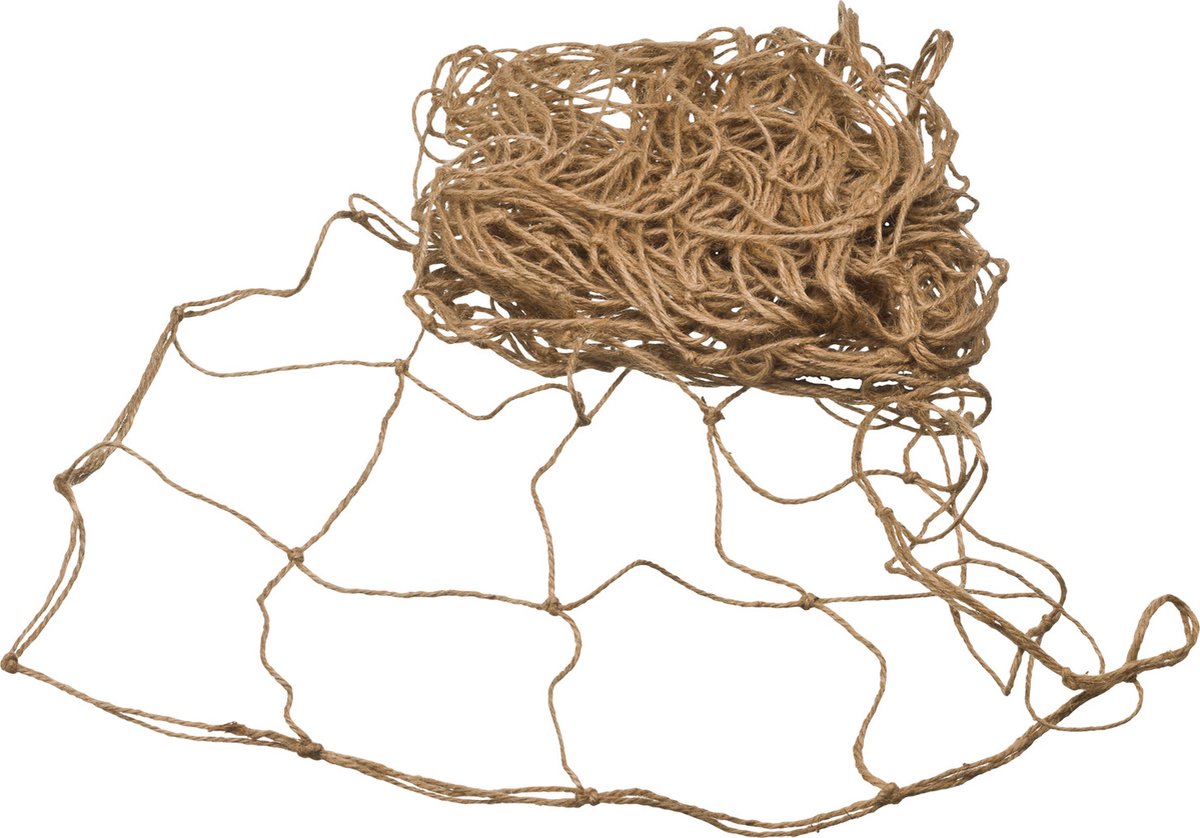 Nature - klim-groei-geleidenet - voor planten - 1,8 x 5m - jute - l