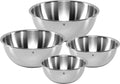 Wmf gourmet - schalenset - 4-delig - rvs - stapelbaar - vaatwasserbestendig