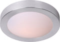 Lucide fresh - plafonnière (plafondlamp) badkamer - ø 35 cm - 2xe27 - ip44 - mat chroom