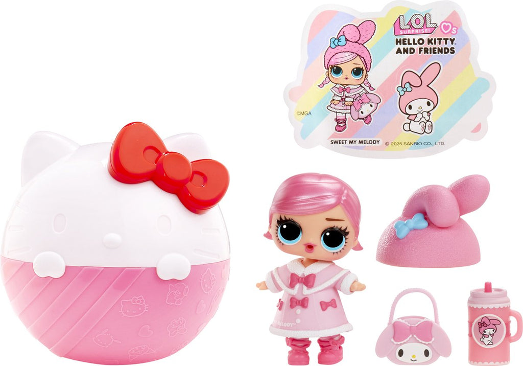 LOL Surprise Liebe Hello Kitty Freunde Mini-Puppe Überraschungsball