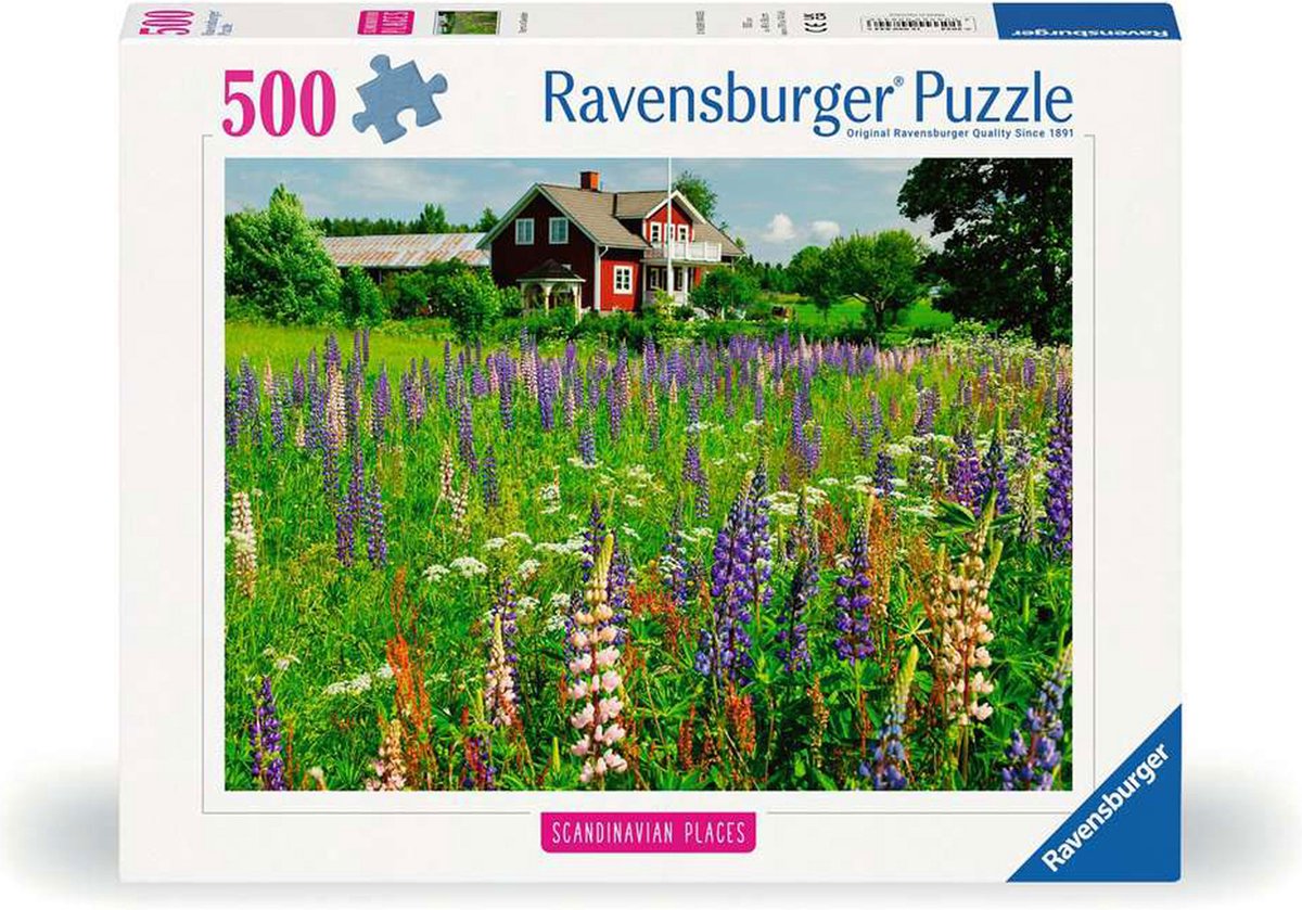 Ravensburger Puzzle Bauernhof in Schweden, 500 Teile.