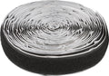 Creotime klitteband haak en lussluiting, b: 20 mm, zwart, zelfklevend, 5 m