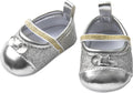 Heless Doll Ballerinas Glitter - Silber, 30-34 cm