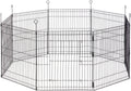 Beeztees simi konijnenren - xl - knaagdierenren met deur - 8 panelen - paneel 58x62 cm - dia 155 cm