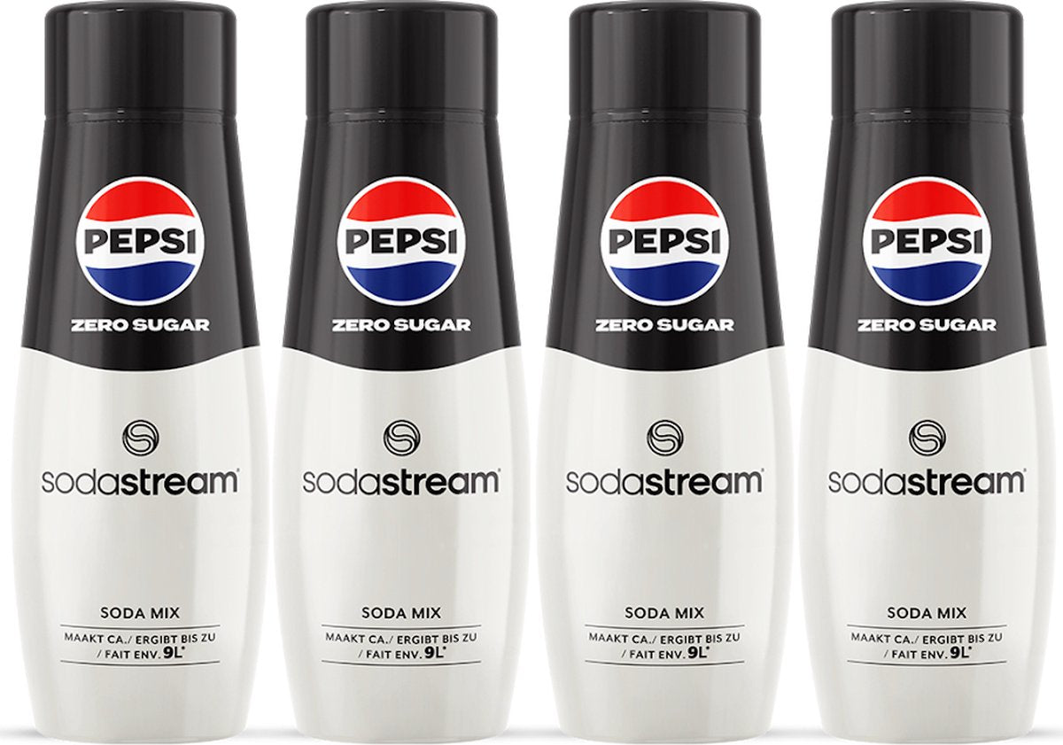 Sodastream pepsi cola zero siroop - 4 pack