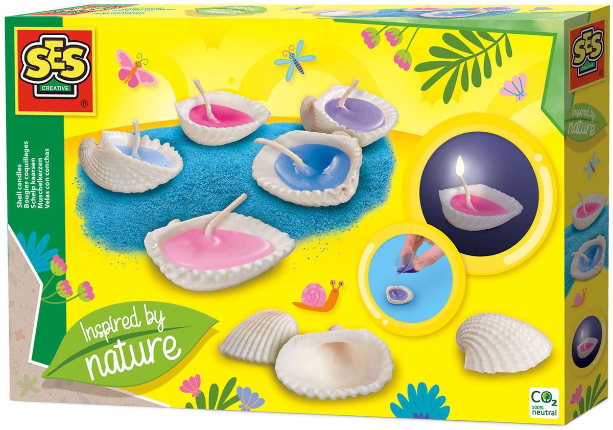 SES Muschelkerzen – inspiriert von der Natur