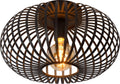 Lucide manuela - plafonnière (plafondlamp) - ø 39,5 cm - 1xe27 - zwart