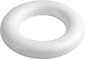 Creativ Company Ringe mit flacher Rückseite, weiß, 20 cm