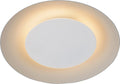 Lucide foskal - plafonnière (plafondlamp) - ø 21,5 cm - led - 1x6w 2700k - wit