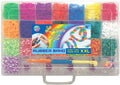 Creative Craft Group Gummibandwebstuhl in Aufbewahrungsbox, 4000 Stück.