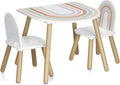 Zeller present 13536 - kindermeubelset rainbow - 3-delig mdf grenen