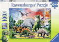Ravensburger tussen de dinosauriërs – xxl puzzel 100 stukjes