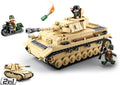 Sluban army wwii duitse panzer tank bouwspeelgoed - constructiespeelgoed modelbouw - bouwdoos met 543 bouwstenen - m38-b0693 vanaf 8 jaar