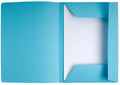 Exacompta super 210 pak van 50 dossiermappen met 3 kleppen. 24x32cm - lichtblauw - 235006e
