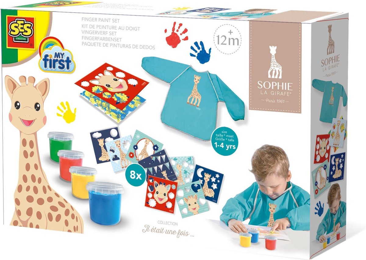 Ses creative ses my first - vingerverf set