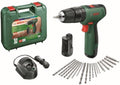 Bosch gereedschap - 12v accu-boormachine met hamer en toebehoren, 2 x 1,5 ah li-ion accu's, lader 06039d3105