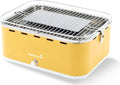 Barbecook carlo - tafel bbq - houtskool bbq barbecue - incl. draagtas - sunshine yellow - 44 x 33 x 21cm