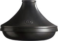 Emile henry tajine delight - ø275mm - geschikt voor inductie oven - deksel zwart