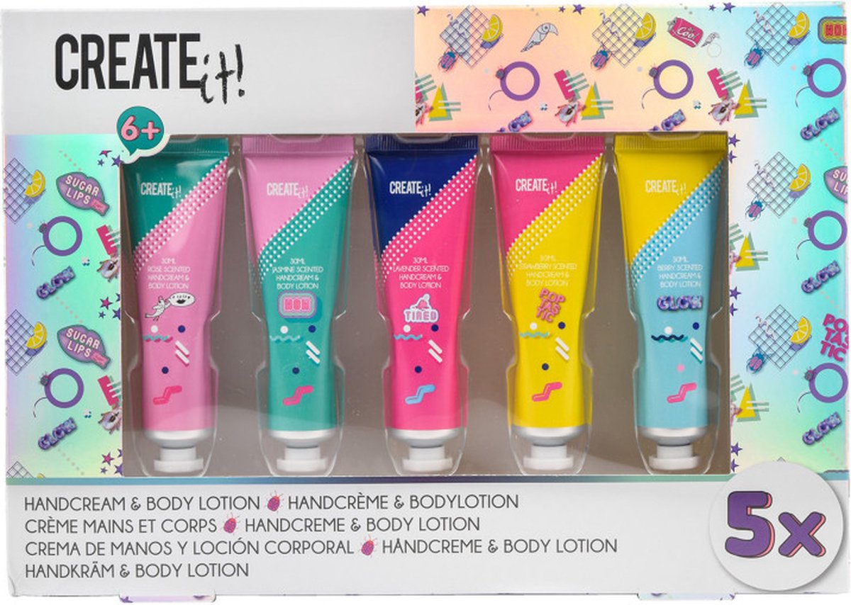 Create It! Poptastic Handcreme und Körperlotion im 5er-Pack