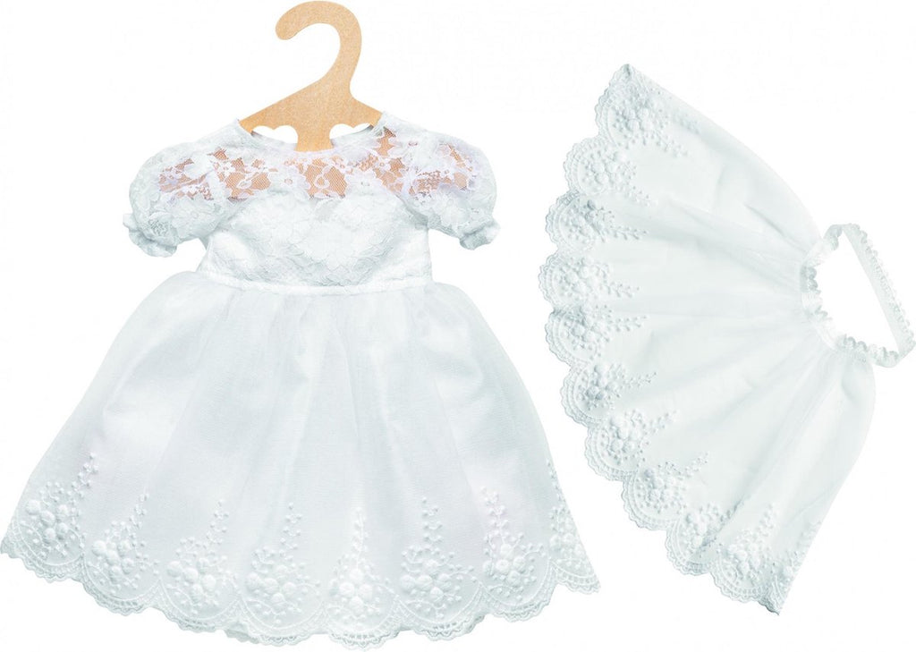 Heless Poppen Brautkleid mit Schleier, 35-45 cm