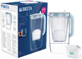 Brita - glass jug waterfilterkan - 2,5l - blauw - glazen waterkan - incl. 1 maxtra pro pure performance filterpatroon
