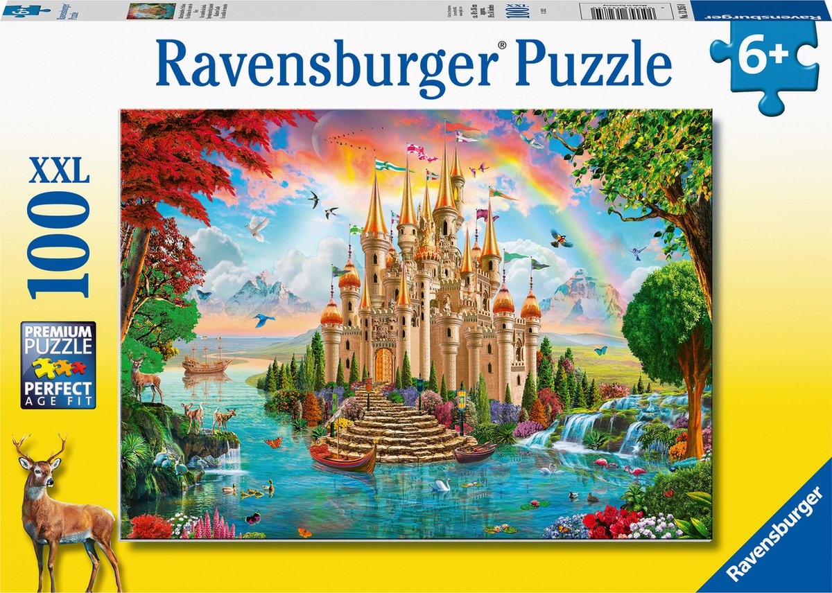 Ravensburger Märchenschloss-Puzzle, 100 Teile XXL