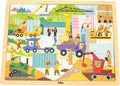 Viga - 48 pcs wooden puzzle - city (3y+)