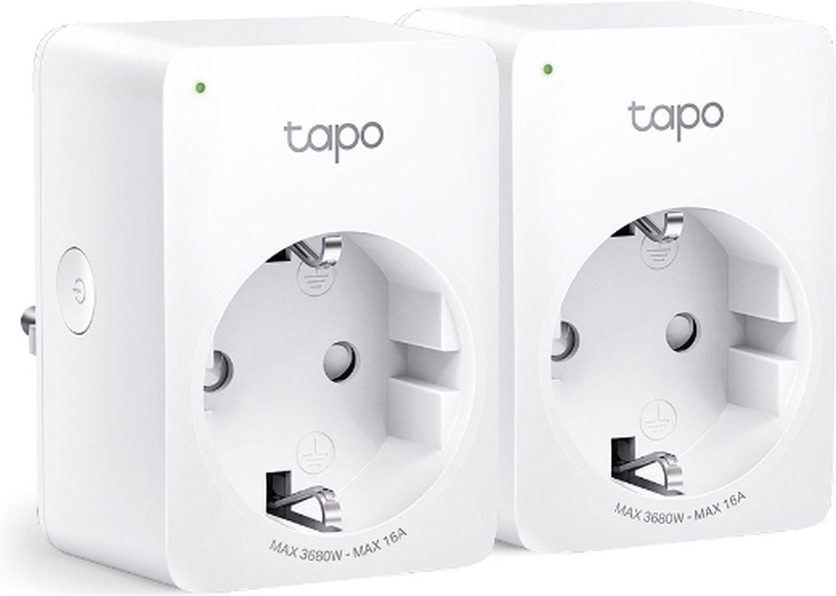 Tp-link tapo p110 - slimme stekker - smart plug - 2 stuks - wifi stopcontact - energiebewaking